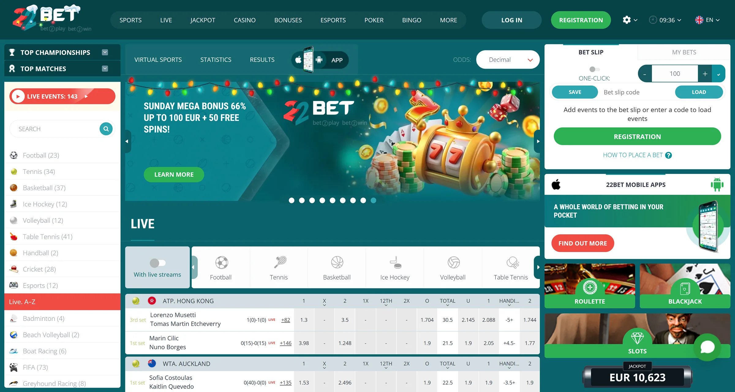 22Bet Casino 22Bet Casino